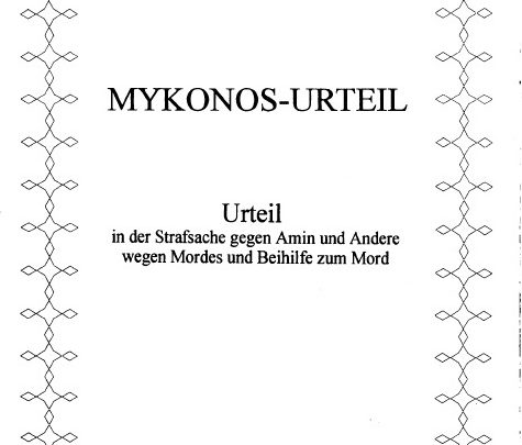 Photo of Mykonos-Urteil