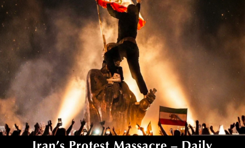 Photo of Iran’s Protest Massacre – Daily Update | January 14 and 15, 2026