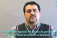 Photo of Video Witness Statement of Ahmad Batebi