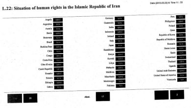 Photo of ماموریت گزارشگر ویژه سازمان ملل در مورد وضعیت حقوق بشر در ایران برای سومین سال متوالی تمدید شد