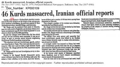 Photo of 46 Kurds massacred