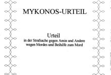 Photo of Mykonos-Urteil