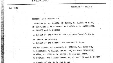 Photo of European Communities — European Parliament — Working Documents — 1982-1983
