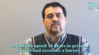 Photo of Video Witness Statement of Ahmad Batebi